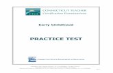 Connecticut Early Childhood Practice Test - ct.nesinc.com€¦ · Copyright © 2015 Pearson Education, Inc. or its affiliate(s). ... (002) Practice Test Copyright © 2015 Pearson