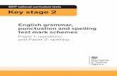 2017 national curriculum tests Key stage 2 - SATs Tests · PDF file2017 national curriculum tests Key stage 2 English grammar, punctuation and spelling test mark schemes Paper 1: questions