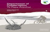 Department of Conservation Te Papa Atawhai - doc.govt.nz · Department of Conservation Four-year Plan 2017 FOUR-YEAR PLAN BUDGET 2017 Department of Conservation Te Papa Atawhai Major