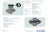 HIGH-PERFORMANCE BUTTERFLY VALVE HP114-E · PDF fileAPI 609 Table 1 BS 5155 Series 4 NF E ... Lug type butterfly valve in double-eccentric ... HIGH-PERFORMANCE BUTTERFLY VALVE HP114-E