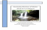Kentucky Division of Water 2014 Annual Reportwater.ky.gov/Documents/AnnualReports/DOW Annual Report 2014.pdf · Kentucky Division of Water 2014 Annual Report ... The Division of Water