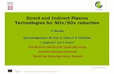 Direct and Indirect Plasma Technologies for NOx/SOx …€¦ · Direct and Indirect Plasma Technologies for NOx/SOx reduction ... Strong negative effects on ... -NOx reduction by