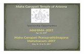 Maha Ganapati Temple of Arizona - static1.squarespace.com · Maha Ganapati Temple of Arizona MAHIMA–2017 Apr 23, ... Sun, Apr 23rd Expected attendance: ... sponsorship_package_Mahima2017_final.ppt