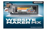 MAGIX Website Maker MX - magix-online.com · (1,24 EURO/Min. aus dem Festnetz, werktags 9.00 – 17.00 Uhr) Post: MAGIX Support : Postfach 200914 ... Synchronisation mit MAGIX Online