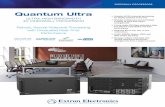 Quantum Ultra - Brochure - extron.com · Introduction Quantum Ultra is a modular 4K videowall processor with high-performance scaling and windowing technology for a wide range of