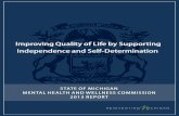 Mental Health Commission final report - michigan.gov · -iii- December 2013 Governor Snyder, Pursuant to Executive Order 2013-6, the members of the Mental Health and Wellness Commission