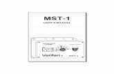 MST-1 MIGU A v1 01 - ventilationsecco.com · Fuse verification and replacement, ... The MST-1 provides you with full control over one stage via the use of an easy to follow display