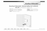 SolarVenti Standard (SV) · Montage del colector Keräimen asennus Montáž ... 3 Wandmontage Set ... possible inject the air into the driest room and extract from the most humid