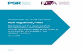 PSR regulatory fees · Decision paper and further consultation PSR regulatory fees Decisions on the approach to the allocation and collection of PSR regulatory fees from 2018/19,