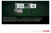 ABB Analytical - PUV3402, PIR3502 and PFO3372 process ... · ABB Analytical - PUV3402, PIR3502 and PFO3372 process photometers Applications, technology and data ABB MultiwaveTM process