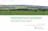 Opportunities for sustainably competitive Irish agriculture · Opportunities for sustainably competitive Irish agriculture ... a national opportunity National actions Dairy expansion