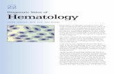 Diagnostic Value of Hematology - Avian Medicineavianmedicine.net/wp-content/uploads/2013/08/22_hematology.pdf · 22 Hematology JAIME SAMOUR, MVZ, PhD, Dipl ECAMS CHAPTER Diagnostic