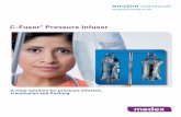 C-Fusor Pressure Infusor - Smiths Medical/media/M/Smiths-medical_com/File… · Reinforced Hangers Clear Material C-Fusor® Pressure Infusor The Medex® C-Fusor® reusable pressure