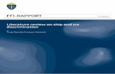 Literature review on ship and ice discrimination - FFI · Literature review on ship and ice discrimination -Tonje Nanette Arnesen Hannevik FFI-RAPPORT 17/16310