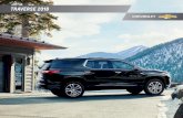 2018 Chevrolet Traverse  · PDF fileTraverse doesn’t just take you where you need to go it helps get you where you want to be. Traverse High Country in Mosaic Black Metallic