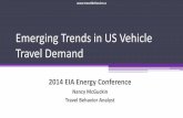 Emerging Trends in US Vehicle Travel Demand · Emerging Trends in US Vehicle Travel Demand .  . 2014 EIA Energy Conference . Nancy McGuckin . ... own device) to the Office—Desk