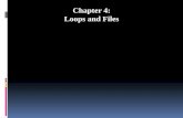 Chapter 4: Loops and Files - Web.unbc.ca Home Pageweb.unbc.ca/~kranza/cpsc110/slides/CPSC110_Chapter4.pdf · 4-2 Chapter Topics Chapter 4 discusses the following main topics: ...