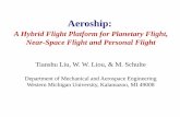 Aeroship - Western Michigan University · Aeroship Flight Performance Thrust and Power for Steady Flight 2 wing 2 wing wing D S D ,0 2 R S W U 2 K S T D ( U S / 2 )( RC ) ship wing