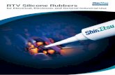 RTV Silicone Rubbers - Shin-Etsu Silicone · 5 RTV silicone rubbers each have their respective workability and storability characteristics, Two-component and are divided into one-component