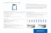 SCHOTT TopLyo Vials · Value-adding Product Benefits and Services Application ranges Product Information Thanks to our patented coating technology, vials are endowed with a ...