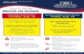 2017-2018 MOVE-IN GUIDE - Florida Atlantic University · MOVE-IN GUIDE Safety is our ... tobacoo/vapors and drug paraphernalia X Weapons (Any type of knives, ... used at check-out