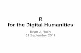 for the Digital Humanities R - brianjreilly.combrianjreilly.com/Brian_J._Reilly/RDH_files/R for the Digital... · Robert Galbraith, Cuckoo’s Calling Adversarial Stylometry. Authorship