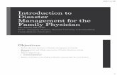 Introduction to Disaster Management for the Family … · Introduction to Disaster Management for the Family Physician ... Staff contact information/fan out list ... crash cart …