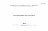 Urban Transport Sustainability Indicators – Application of ... · Urban Transport Sustainability Indicators ... (mainly in road transport) and short-run price ... develop urban