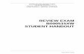REVIEW EXAM B000515XW STUDENT HANDOUT Review E… · REVIEW EXAM B000515XW STUDENT HANDOUT . ... Hand and Arm Signals 29 ... maneuver or to repel enemy assault by fire and close combat.