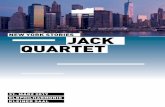 NEW YORK STORIES JACK QUARTET - … · Harlem wurde der Big Apple zum pulsierenden Zentrum des Jazz. ... Structures for String Quartet Am 26. Januar 1950 kam es zu einer folgenschweren