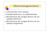 Interacción ente cargas campo eléctrico campo … y analizan las características del campo eléctrico para distinta disposición de la carga eléctrica, en términos de su magnitud