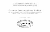 TRAFFIC ENGINEERING MANAGEMENT SECTION - … ENGINEERING MANAGEMENT SECTION Access Connections Policy To Accompany the Access Connections Rule (LAC Title 70, Part I ... LAC …
