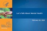 Let’s Talk About Mental Health · National Alliance on Mental Illness (NAMI) ... Facts for Policymakers: ... An Adolescent Provider Toolkit .