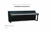 OWNERS MANUALOWNERS MANUAL - Galileo Pianos | …galileopianos.com/owners manuals/Princeton HP3 manual - new.pdf · OWNERS MANUALOWNERS MANUAL Princeton ... Technic specification