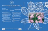 INSTITUTE OF BIODIVERSITY AND ECOSYSTEM …phytolbalcan/PDF/23_2/PhytolBalcan_23-2_Covers.pdfINSTITUTE OF BIODIVERSITY AND ECOSYSTEM RESEARCH PHYTOLOGIA BALCANICA ... that cover cytology,