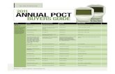 2011 POCT BUYERS GUIDE 2011 ANNUAL POCT - Advance€¦ · ANNUAL POCT BUYERS GUIDE 2011 ... Clearview® COMPLETE HIV 1/2 POC rapid test Lateral ﬂ ow Fingerstick & venipuncture whole