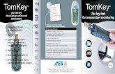 TomKey - Innovation Diagnostics · Temperature The USB Key that displays and records ... TomKey ® CERTIFICT D’EA ... • Comment for each data logger