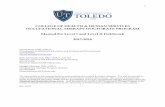 DEPARTMENT OF OCCUPATIONAL THERAPY - … Manual 2017 with FWPE.pdfManual for Level I and Level II ... Human Services at The University of Toledo and are available for ... fieldwork