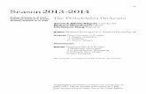 27 Season 201320- 14 - The Philadelphia Orchestra 4.pdfThe Philadelphia Orchestra Yannick Nézet-Séguin Conductor Richard Woodhams Oboe Christiane Karg Soprano Britten Variations