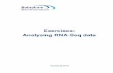 Analysing RNA-Seq data Exercise€¦ ·  · 2018-03-09Exercises: Analysing RNA-Seq data 3 ... • Are there any consistent sequence biases in the data? If so, ... These default options