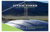 TITAN TIMES - Geosynthetica: Geosynthetics Engineering · polypropylene geotextile, ... We are happy to report that we continue to make headway in the ... TITAN TIMES 2015 HIGHLIGHTS.