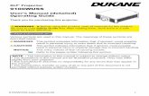 DLP Projector 9100WUSS - projectorcentral.com · User's Manual (detailed) Operating Guide Thank you for purchasing this projector. ... Although this projector can be installed in