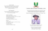 NALOI OF PENUNIVERSITY NATIONAL OPEN UNIVERSITY OF NIGERIA ...nouedu.net/sites/default/files/2017-03/1st INAUGURAL.pdf · NATIONAL OPEN UNIVERSITY OF NIGERIA, LAGOS ... The wisdom,