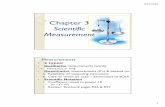 Chapter 3 Scientific Measurement - Mr. B's Science Pagemrbssciencepage.weebly.com/uploads/7/9/7/4/7974541/chapter_3... · Chapter 3 Scientific Measurement ... chemistry meter, kilogram