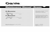 Maintenance Manual - Booms - Genie® lift Manual - Booms This manual includes detailed S Booms procedures for each maintenance inspection. For Repair procedures, Fault Z Booms Codes,