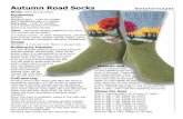 Autumn Road Socks - Sweaterscapes Road Socks Sweaterscapes Sizes: Adult Women (Men) Equipment ... Knitting by Intarsia The legs of these patterns are worked using the intarsia method.