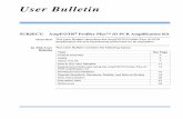 AmpFlSTR® Profiler Plus™ ID PCR Amplification Kit (PN ... · AmpFlSTR Profiler Plus ID Loci and Allele Information Locus Designation Chromosome Location Dye Label AmpFlSTR Profiler
