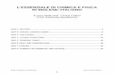 Lâ€™ESSENZIALE DI CHIMICA/FISICA - Artemisia Gentileschi prof. Cinzia Celino 1 Lâ€™ESSENZIALE DI CHIMICA