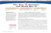 The Rise of Dictators and World War II - Mr. Cummings · The Rise of Dictators and World War II ... of Stalingrad, ... Another turning point in World War II came on June 6, 1944,