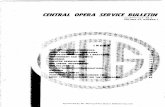 CENTRAL OPERA SERVICE BULLETIN - CPANDA · CENTRAL OPERA SERVICE BULLETIN Sumnu2r8 I VOLUME 23, NUMBER 1 ... libretto by William Ashbrook after the Chekhov ... a cabaret piece HEADSHOTS,